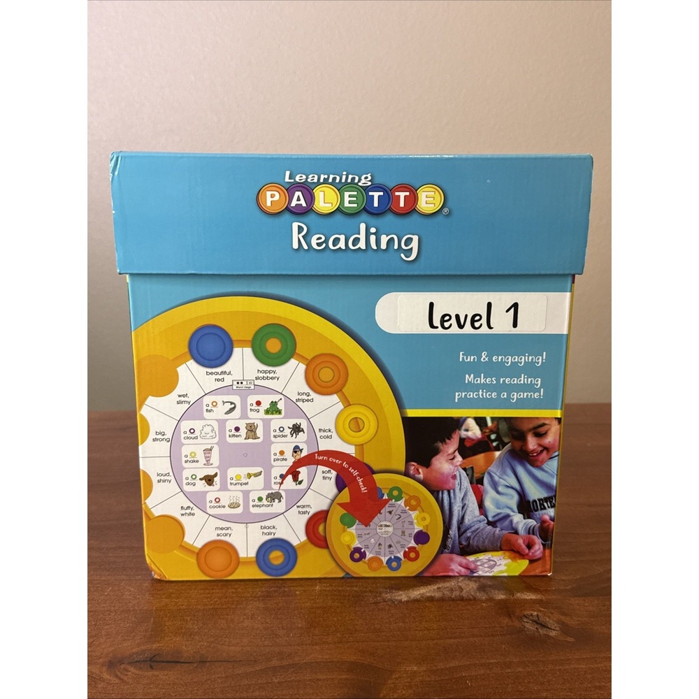 Learning PALETTE Reading Level 1 Self-Correcting Educational Fun & Engaging
